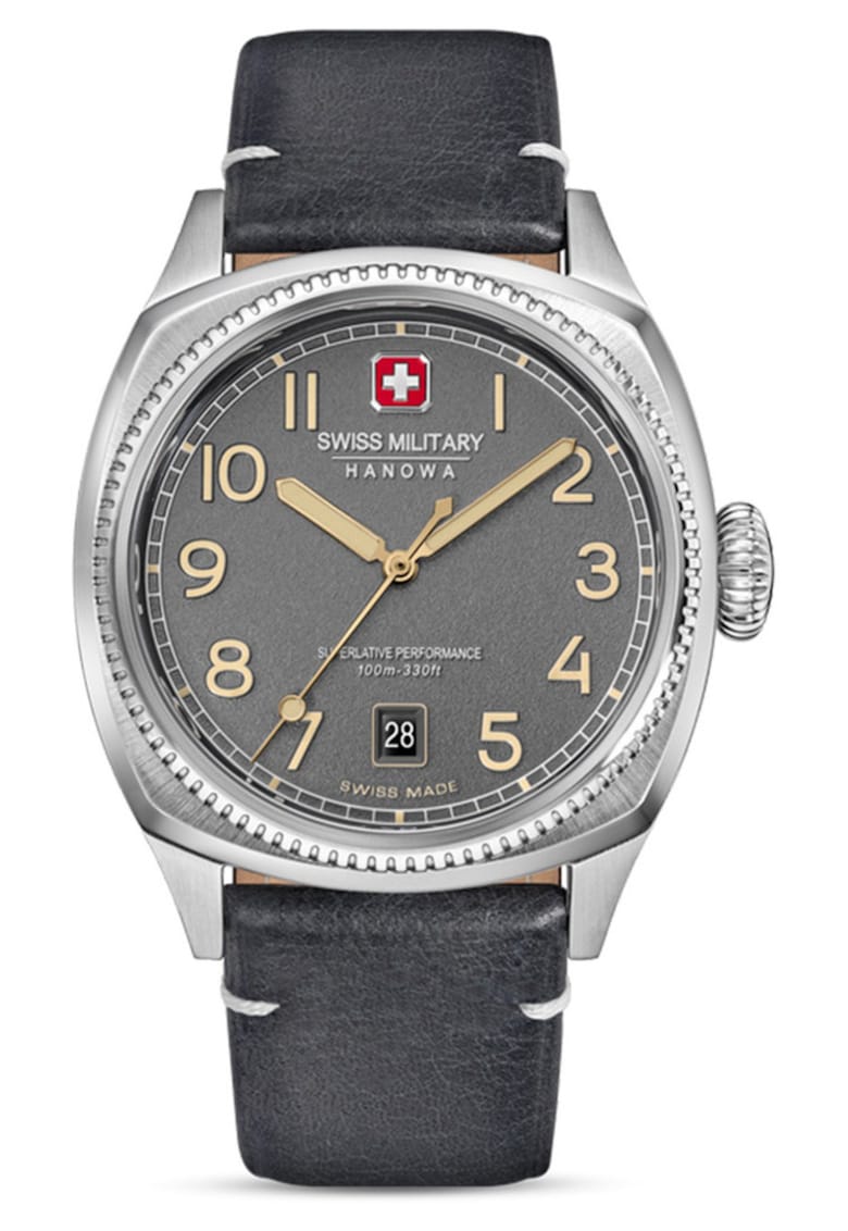 Ceas barbati - Condor - Negru/Argintiu