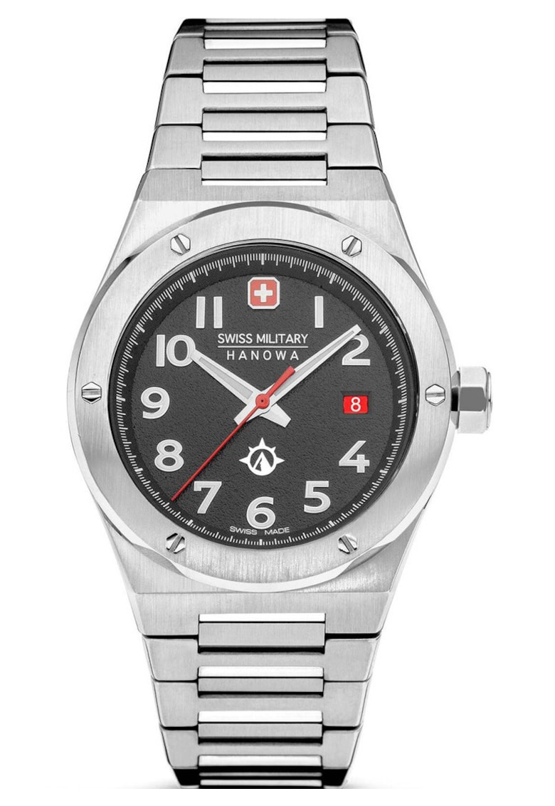 Ceas barbati - Swiss Military Honowa - Argintiu