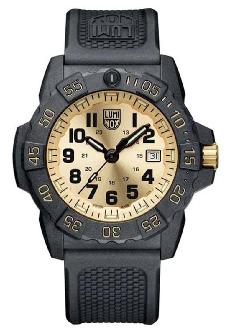 Ceas barbati - Negru/Auriu