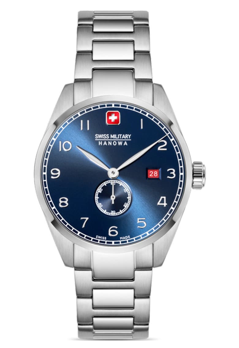 Ceas barbatesc - Lynx - Cadran albastru - Argintiu