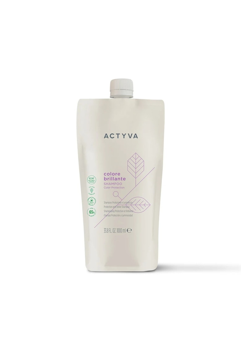 Sampon pentru par vopsit Actyva Colore Brillante - 1000 ml Refill