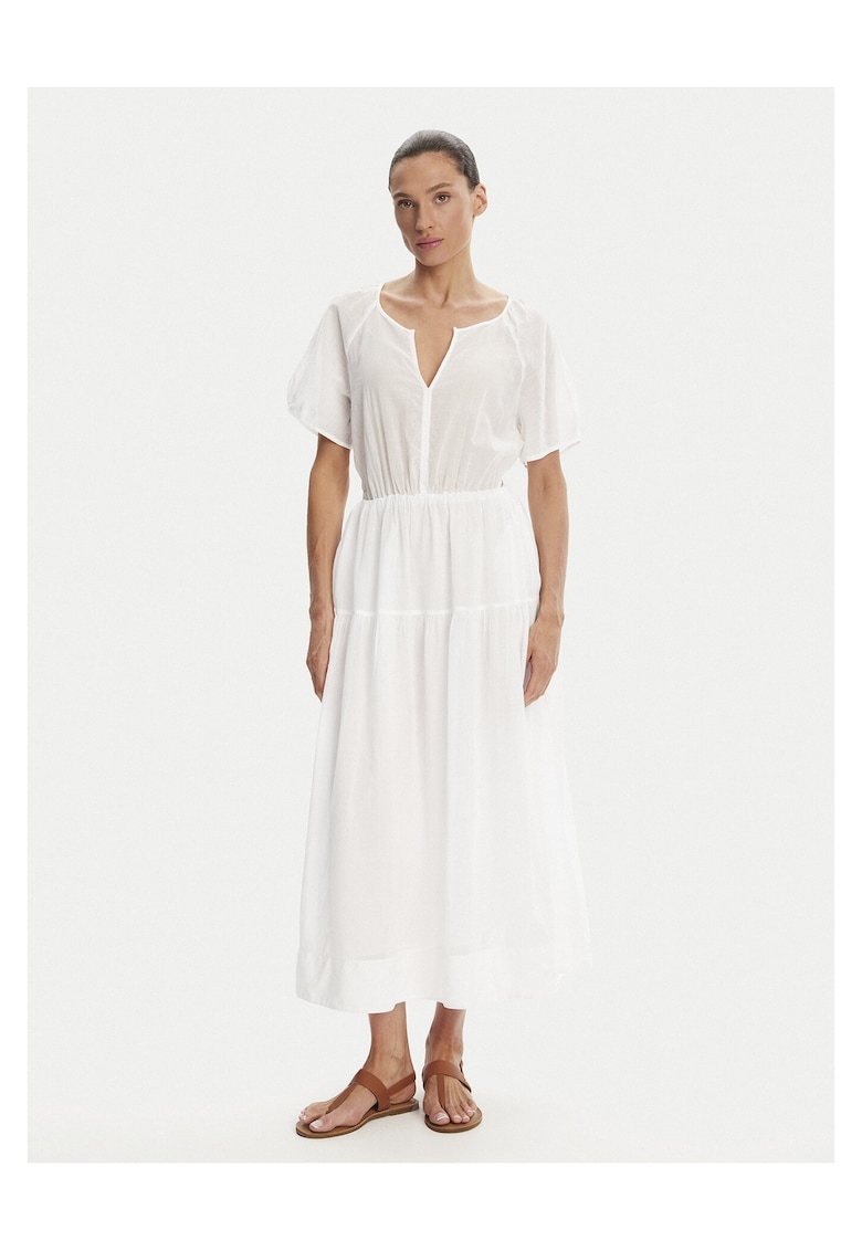 Rochie casual - alb - usoara