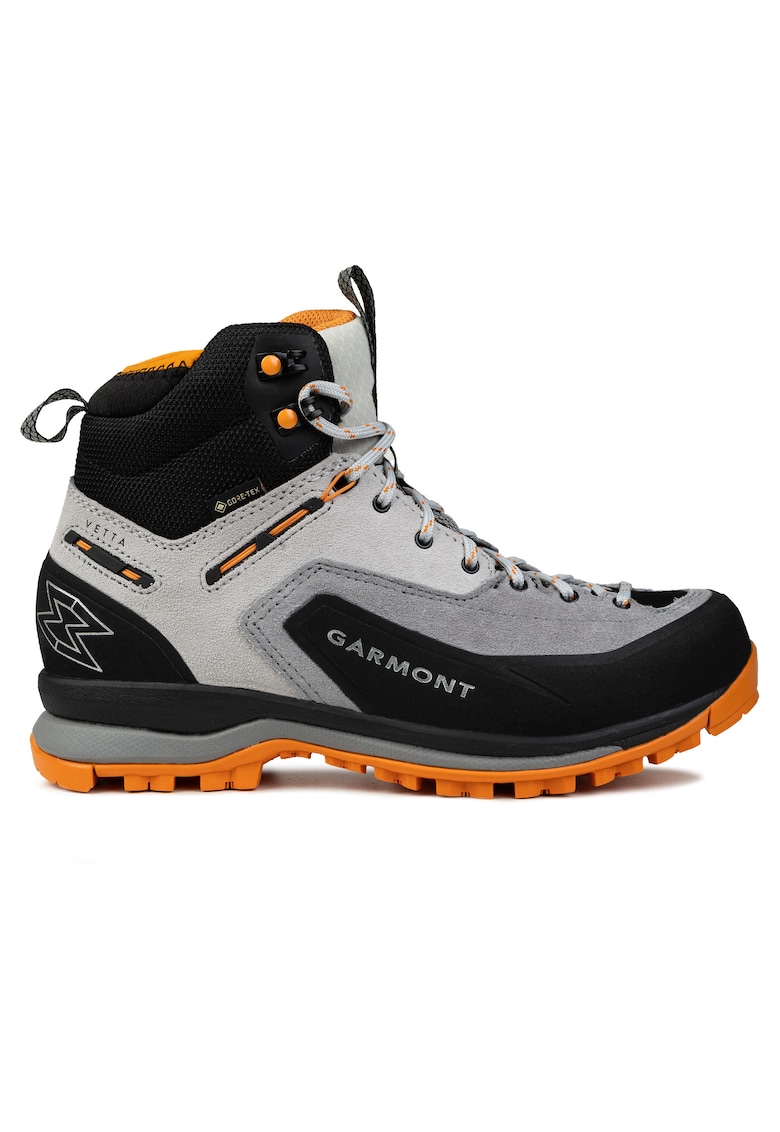 Ghete sport barbati Vetta - Piele naturala - Negru/Gri