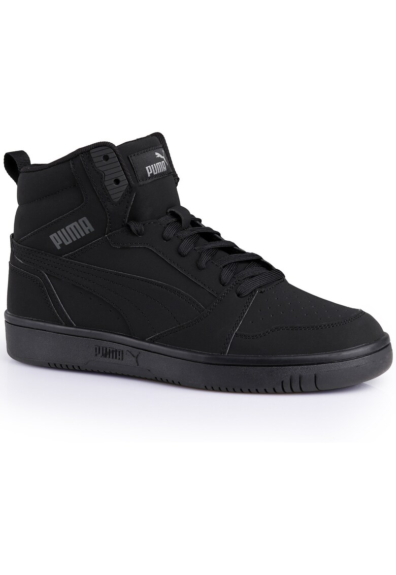 Tenisi barbati - V6 Buck - stil retro - piele sintetica - negru