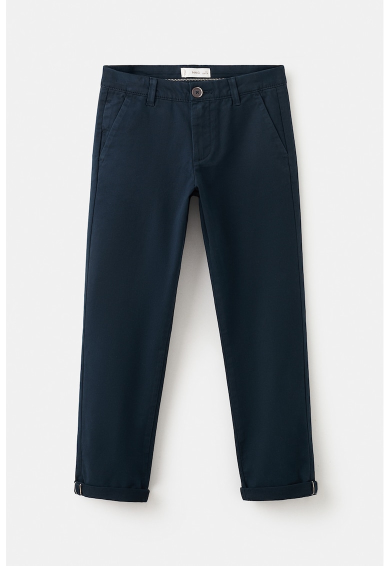 Pantaloni chino drepti - Albastru ultramarin