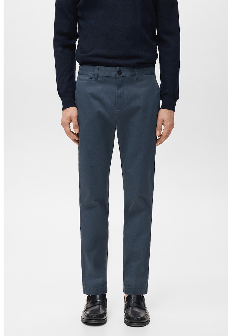 Pantaloni chino slim fit - Gri carbune