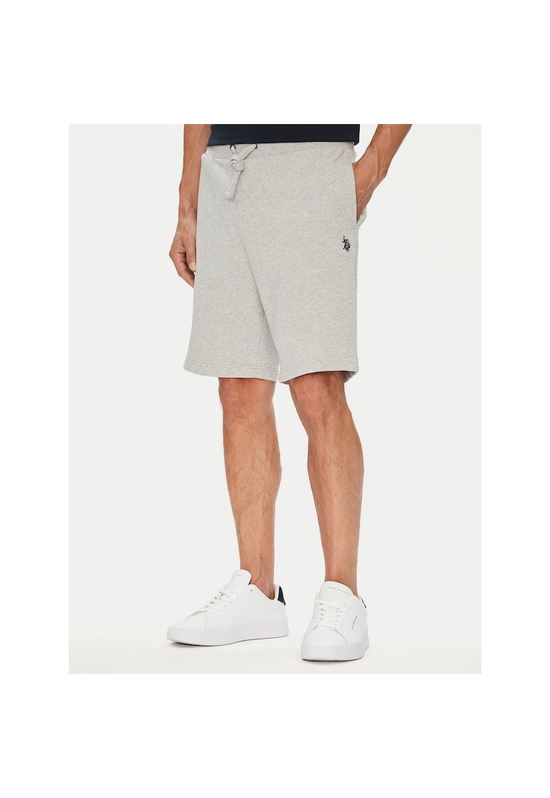 Pantaloni sport barbati - gri - scurti