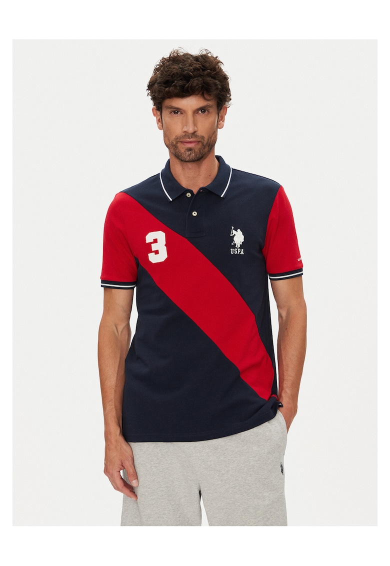 Tricou barbati bleumarin - 100% bumbac -