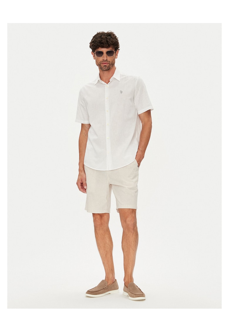 Pantaloni scurti barbati bej