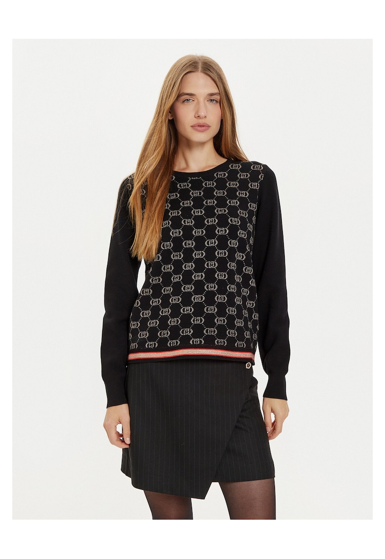Pulover - dama negru - sport