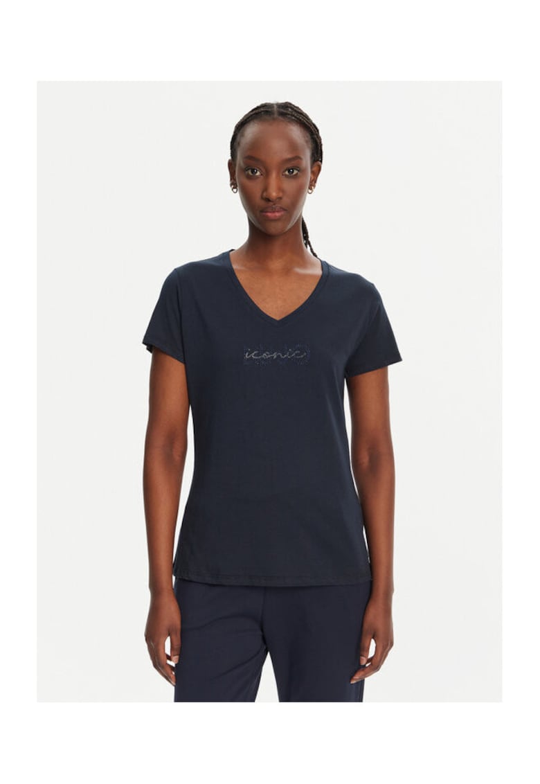 Tricou dama bleumarin