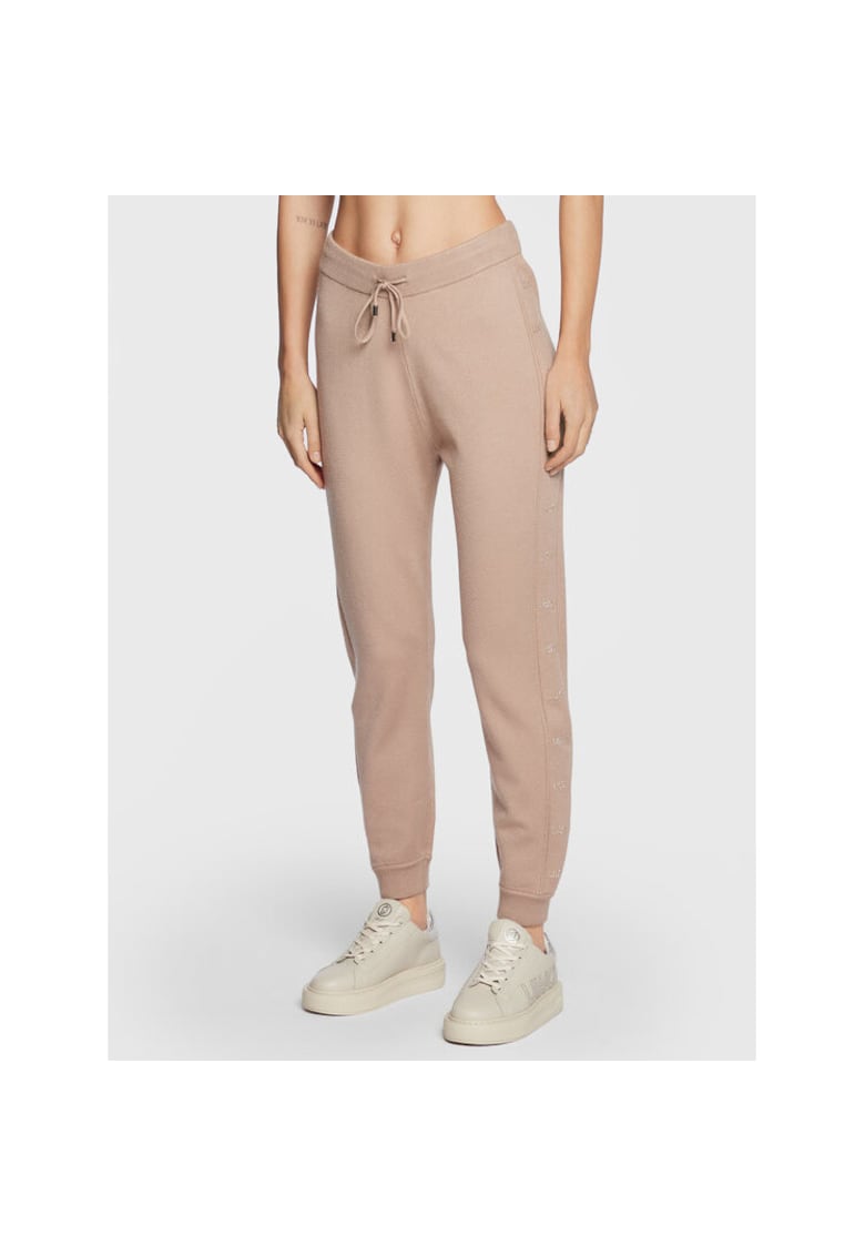 Pantaloni sport pentru dama Sport - bej -