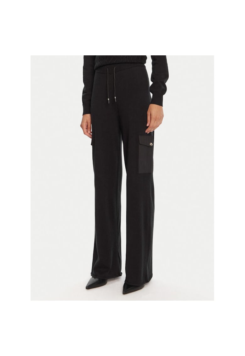 Pantaloni sport dama tricot - negru