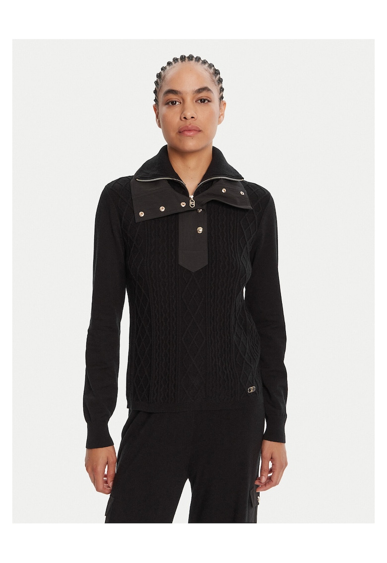 Pulover dama negru - sport - moale