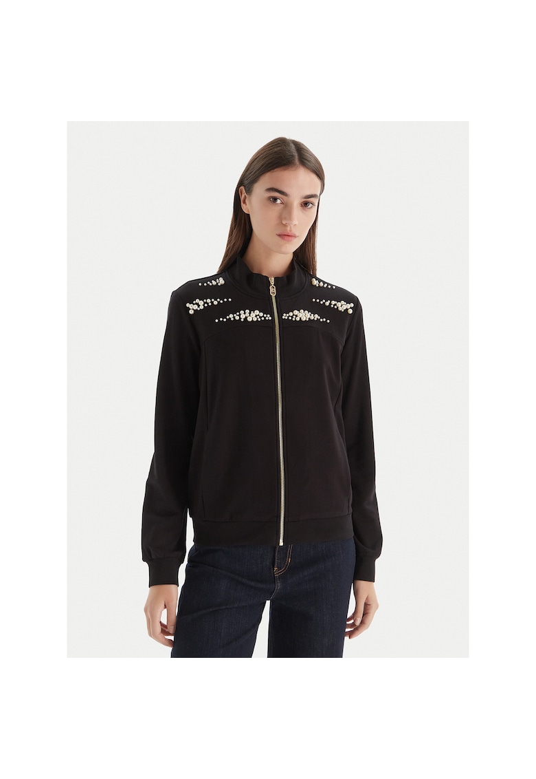 Hanorac dama negru - model de sport