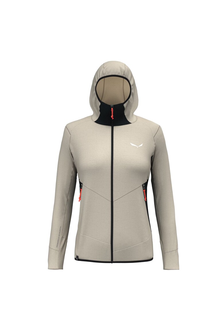 Hanorac trekking dama Lavaredo Hemp Bej - Negru