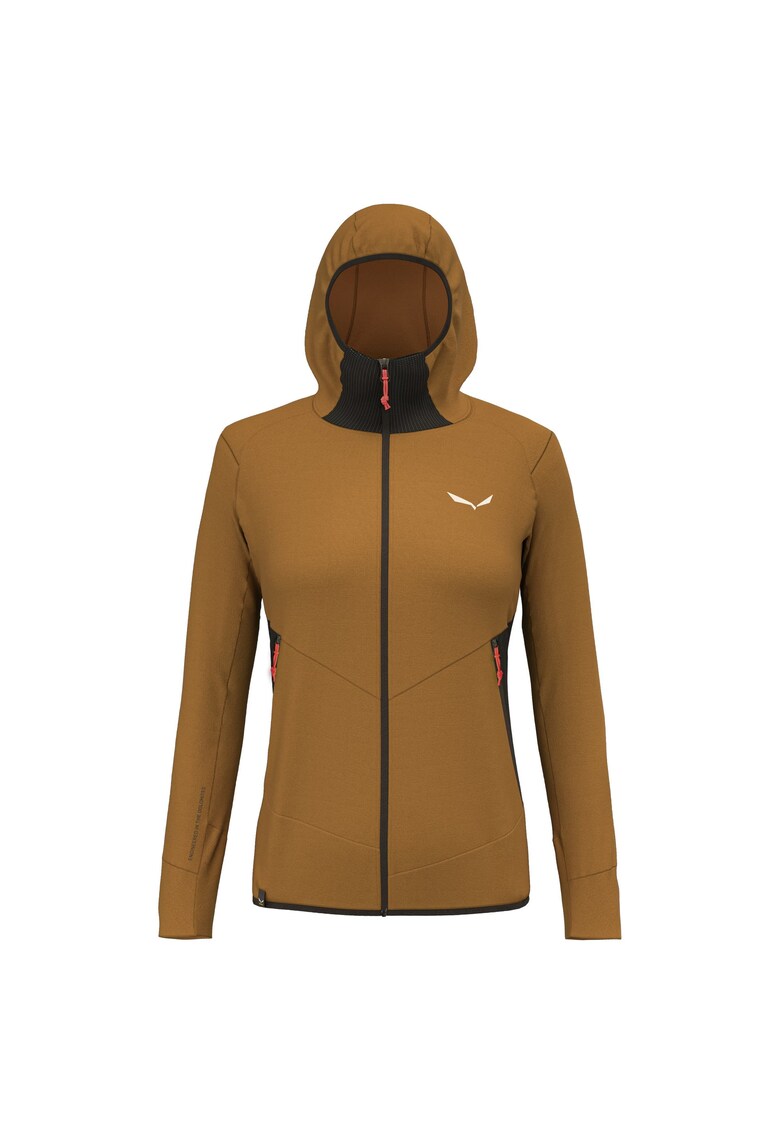 Hanorac trekking dama Lavaredo Hemp Maro - Negru