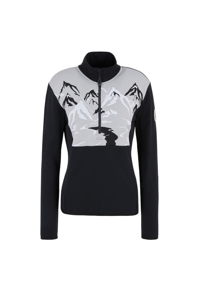 Fleece dama EA7 St. Moritz - Negru