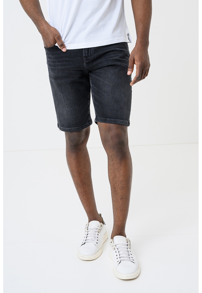Blugi scurti regular fit Maine - Gri antracit