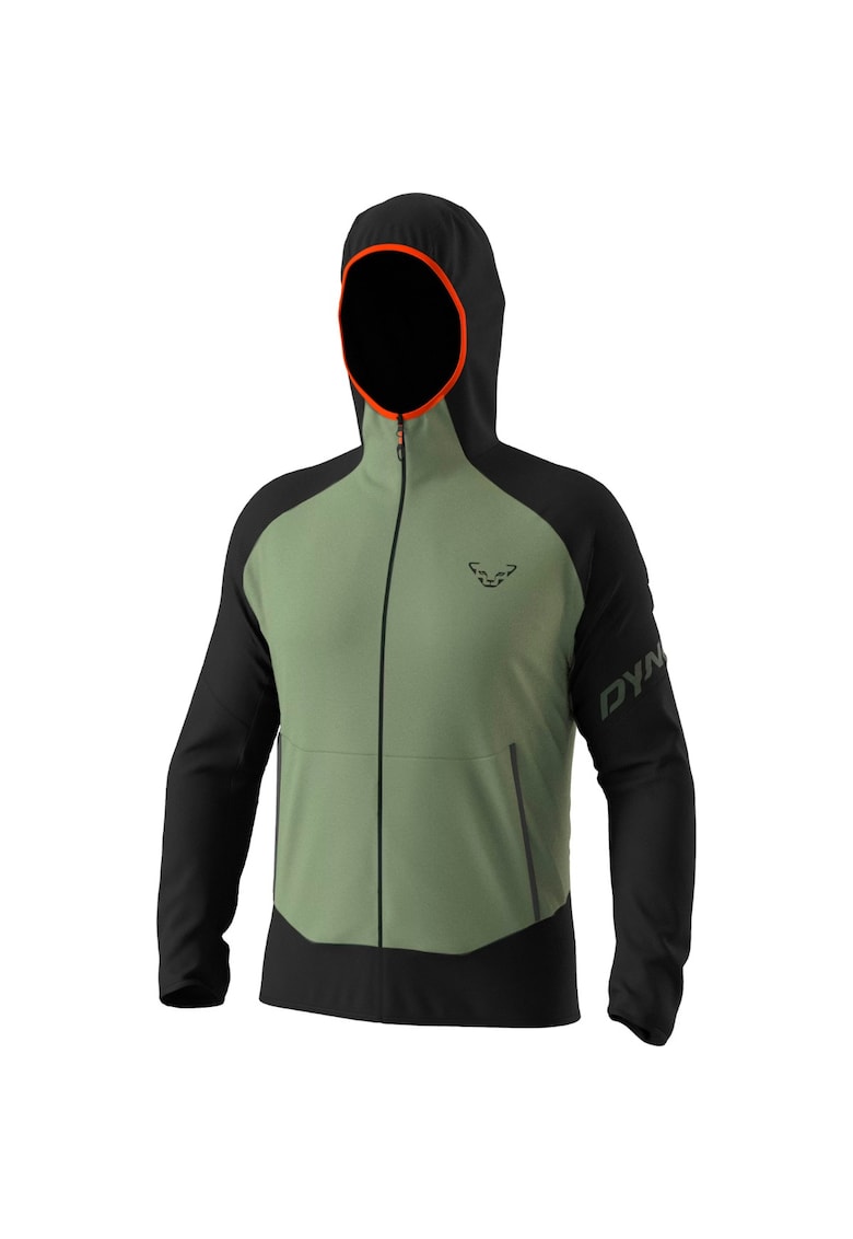 Jacheta trekking barbati Transalper Light Polartec - Negru/Kaki