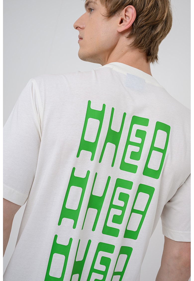 Tricou cu imprimeu grafic Nunarix - Alb fildes