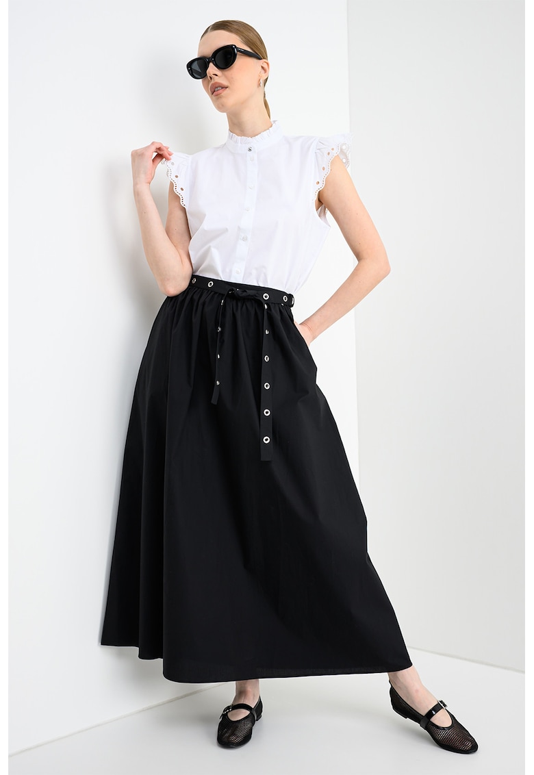 Camasa cu maneci scurte Balvana - Alb