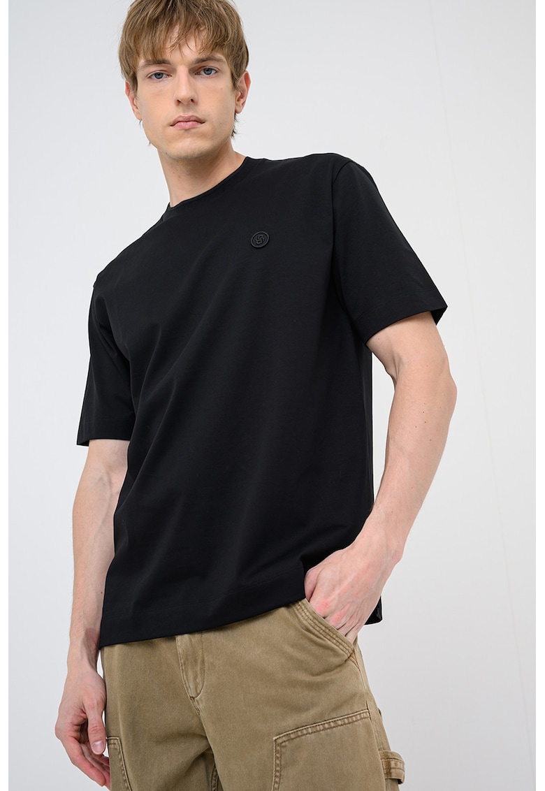 Tricou de bumbac Tames - Negru