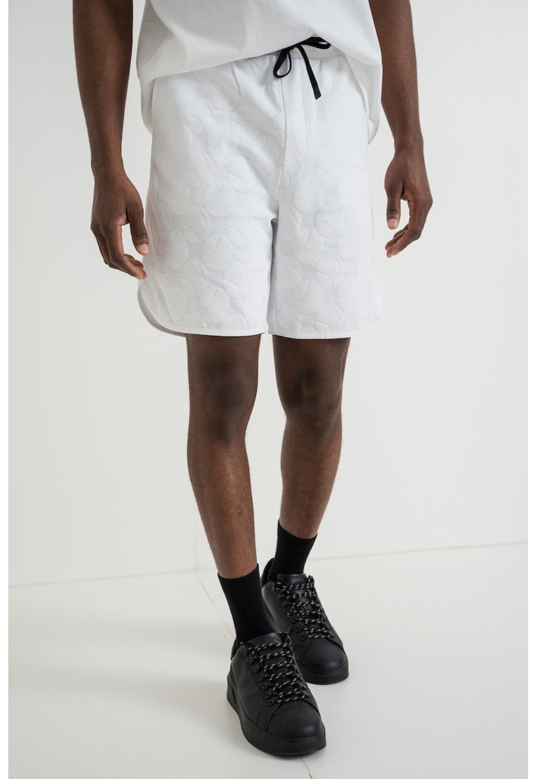 Pantaloni scurti cu logo - Alb optic