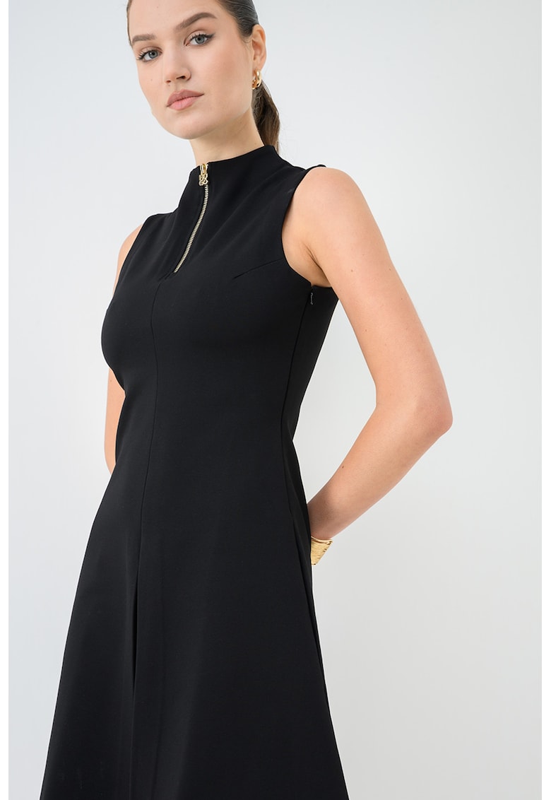 Rochie sucrta evazata - Negru