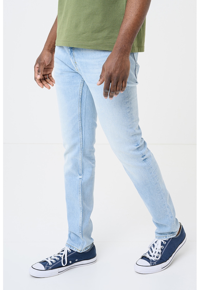 Blugi slim fit - Albastru pal