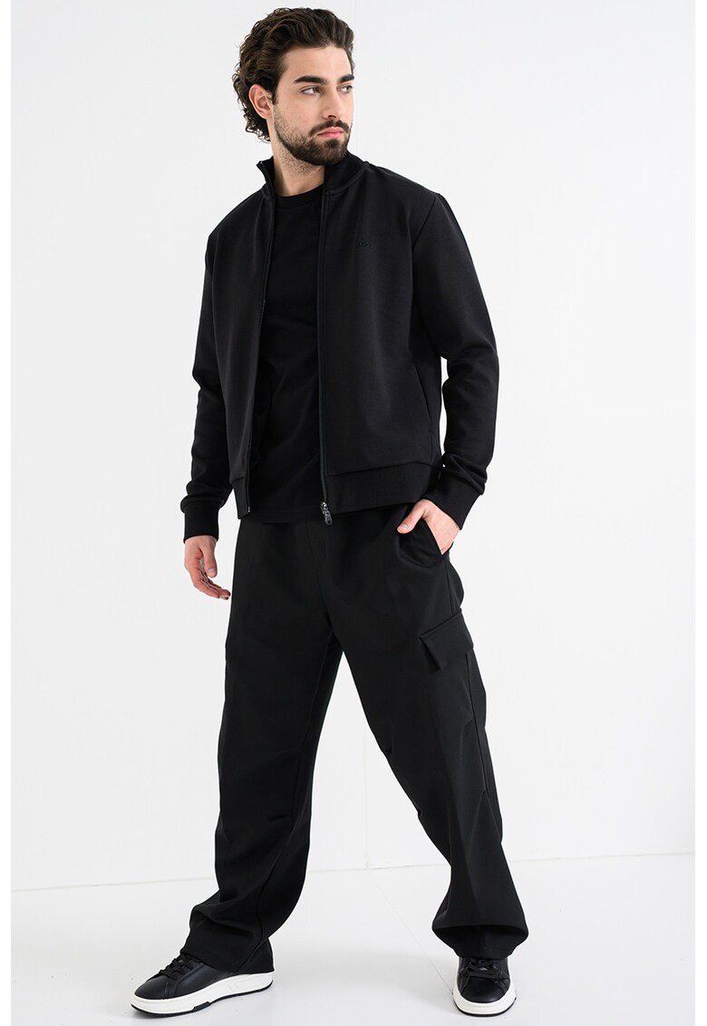 Bluza de trening cu fermoar Skaz - Negru