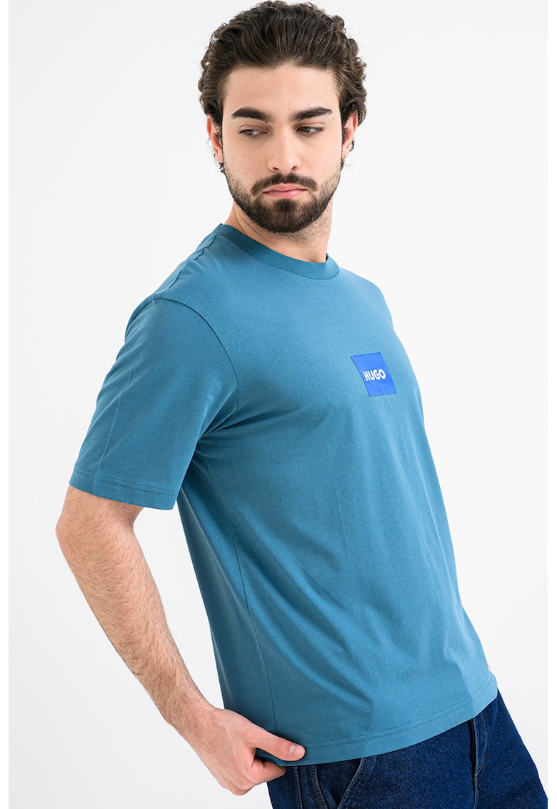 Tricou cu aplicatie logo Nayonix - Verde persan