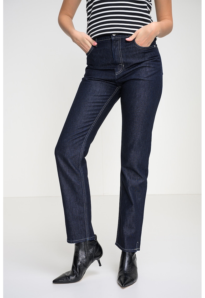 Blugi slim fit din amestec de lyocell - Albastru ultramarin