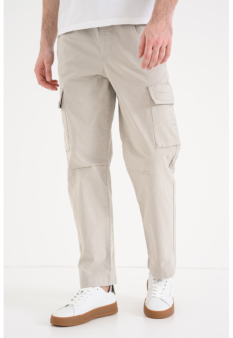 Pantaloni cargo regular fit - Grej