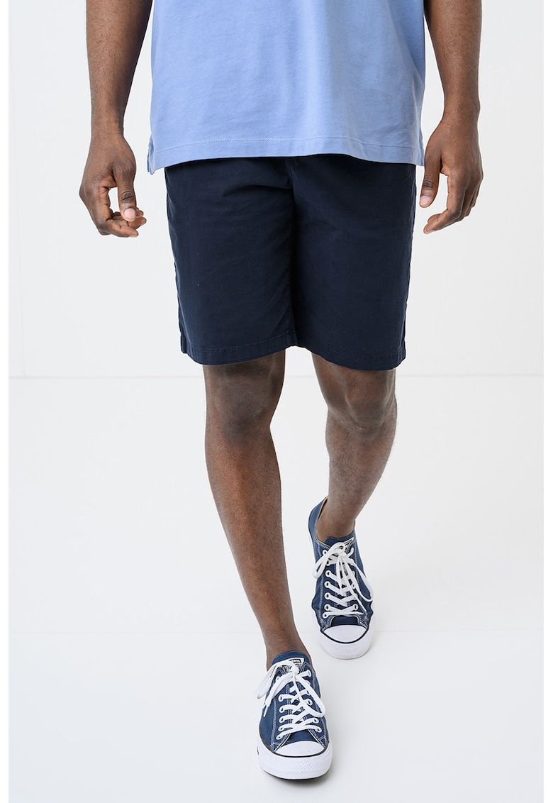 Bermude chino cu croiala conica - Bleumarin