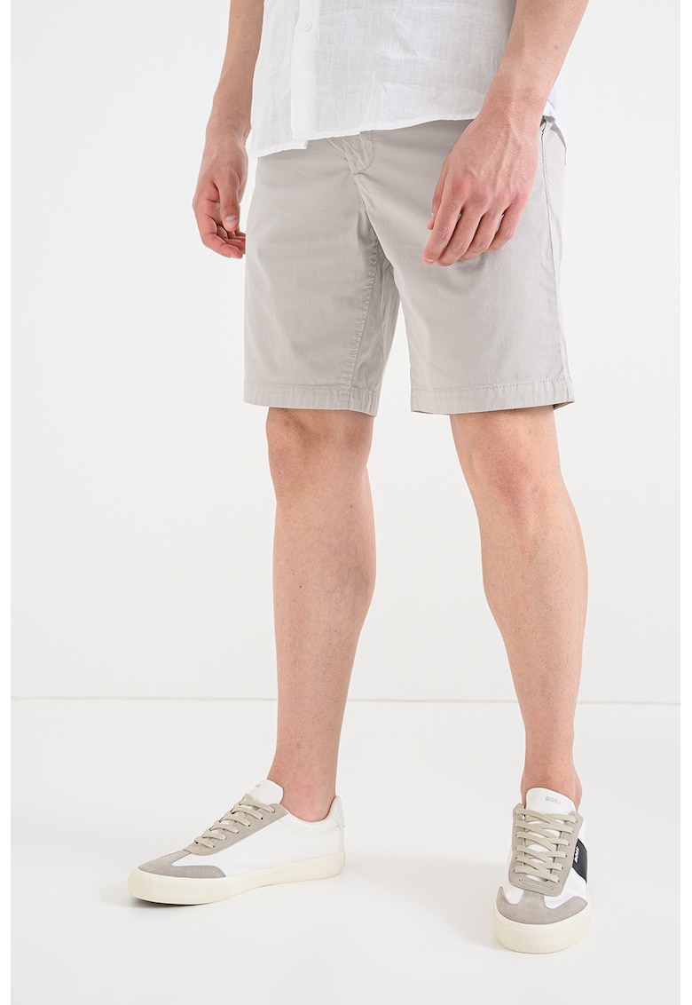 Pantaloni scurti chino slim fit - Alb murdar