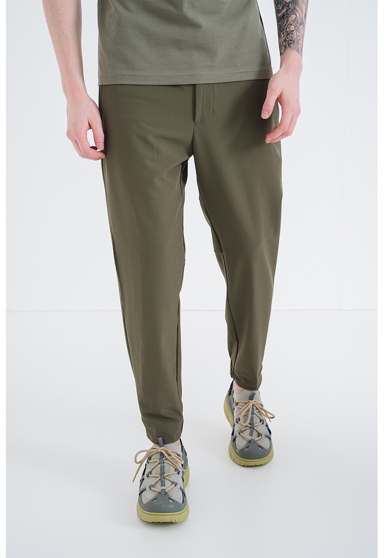 Pantaloni de trening cu croiala conica Flex - Kaki inchis