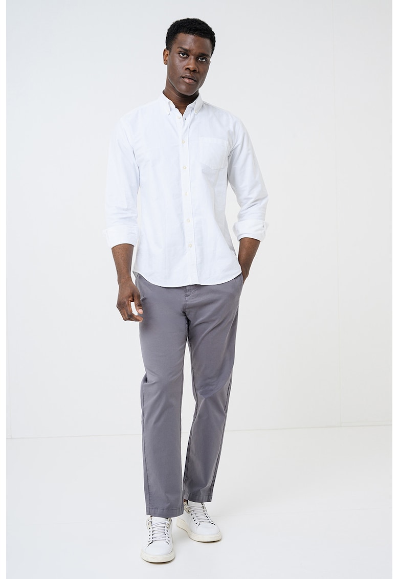 Pantaloni chino slim fit - Gri carbune