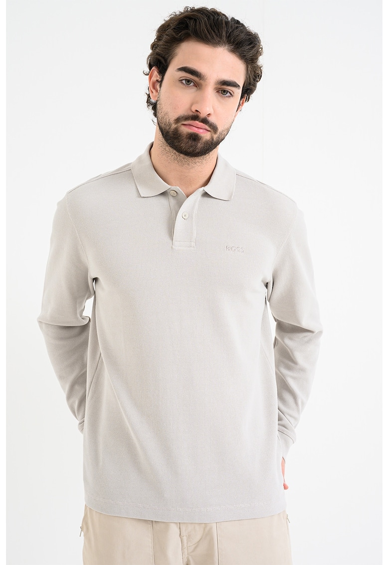 Bluza polo Pete - Maro taupe deschis