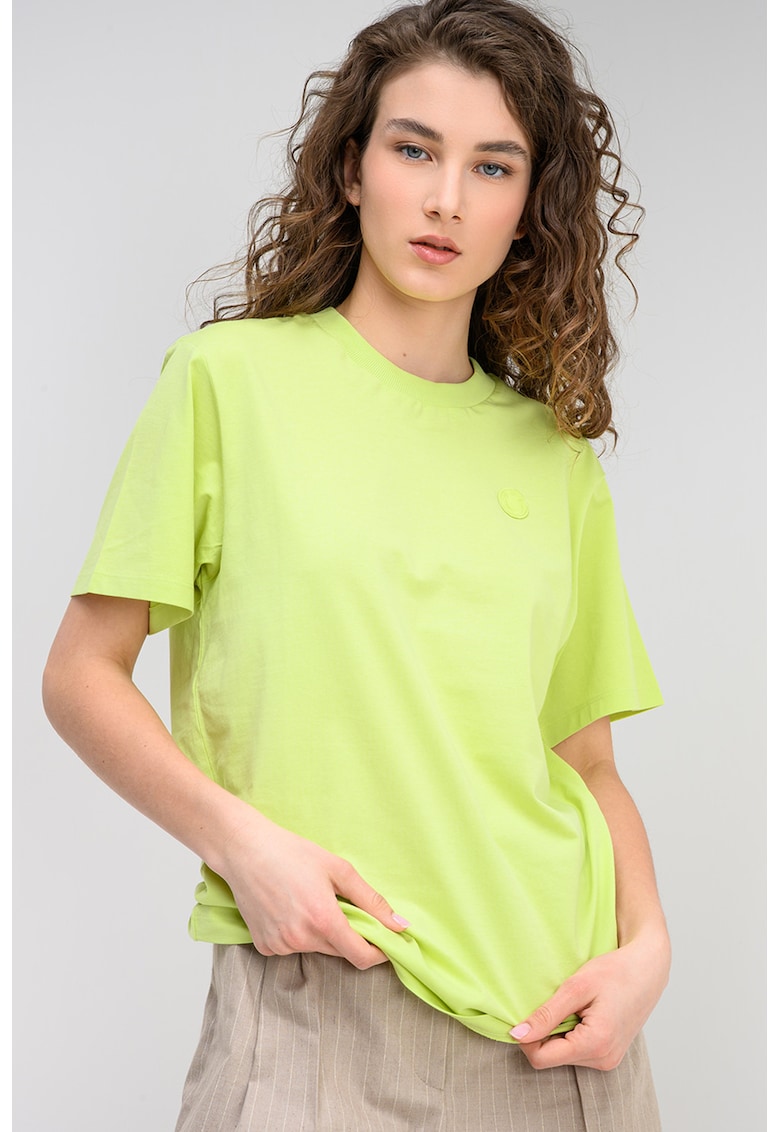 Tricou relaxed fit Vintage - Verde fistic