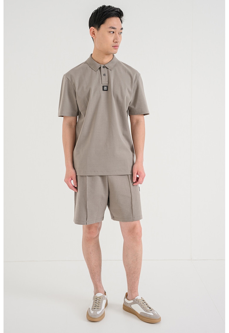 Tricou polo regular-fit de bumbac Deabono - Grej