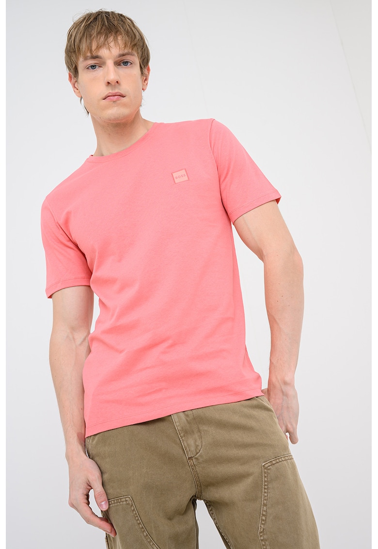 Tricou din bumbac Tales - Roz deschis