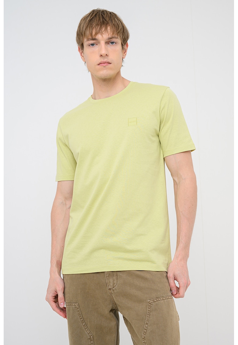 Tricou din bumbac Tales - Verde pastel