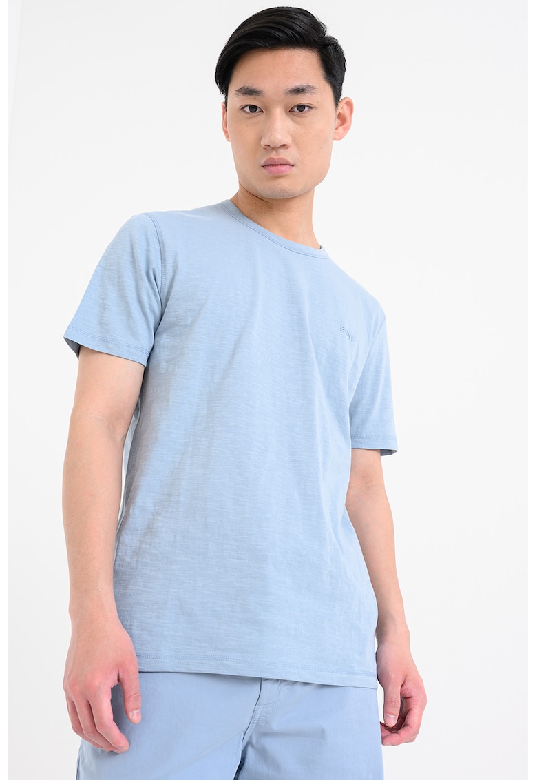 Tricou din bumbac Tegood - Albastru stins