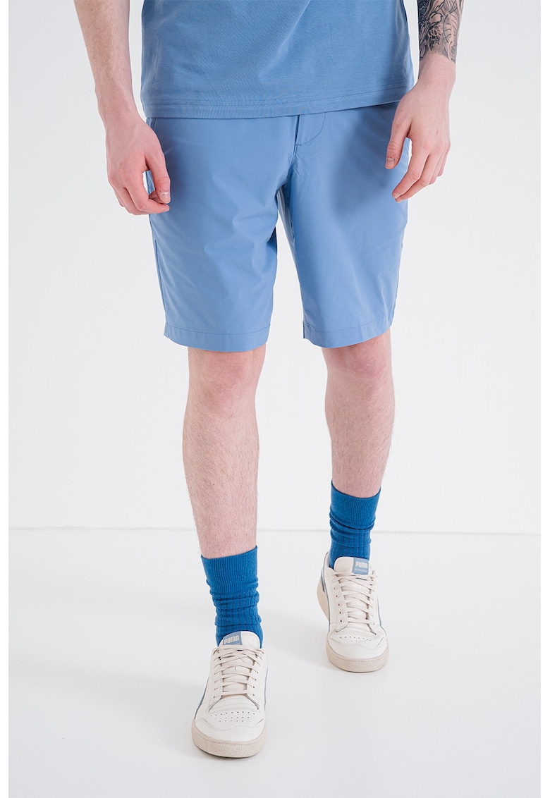 Pantaloni scurti regular fit cu buzunare - din material usor Speedflex - Albastru deschis
