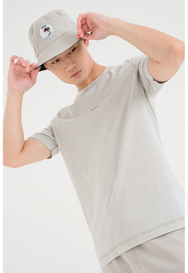 Tricou de bumbac Tokks - Gri deschis