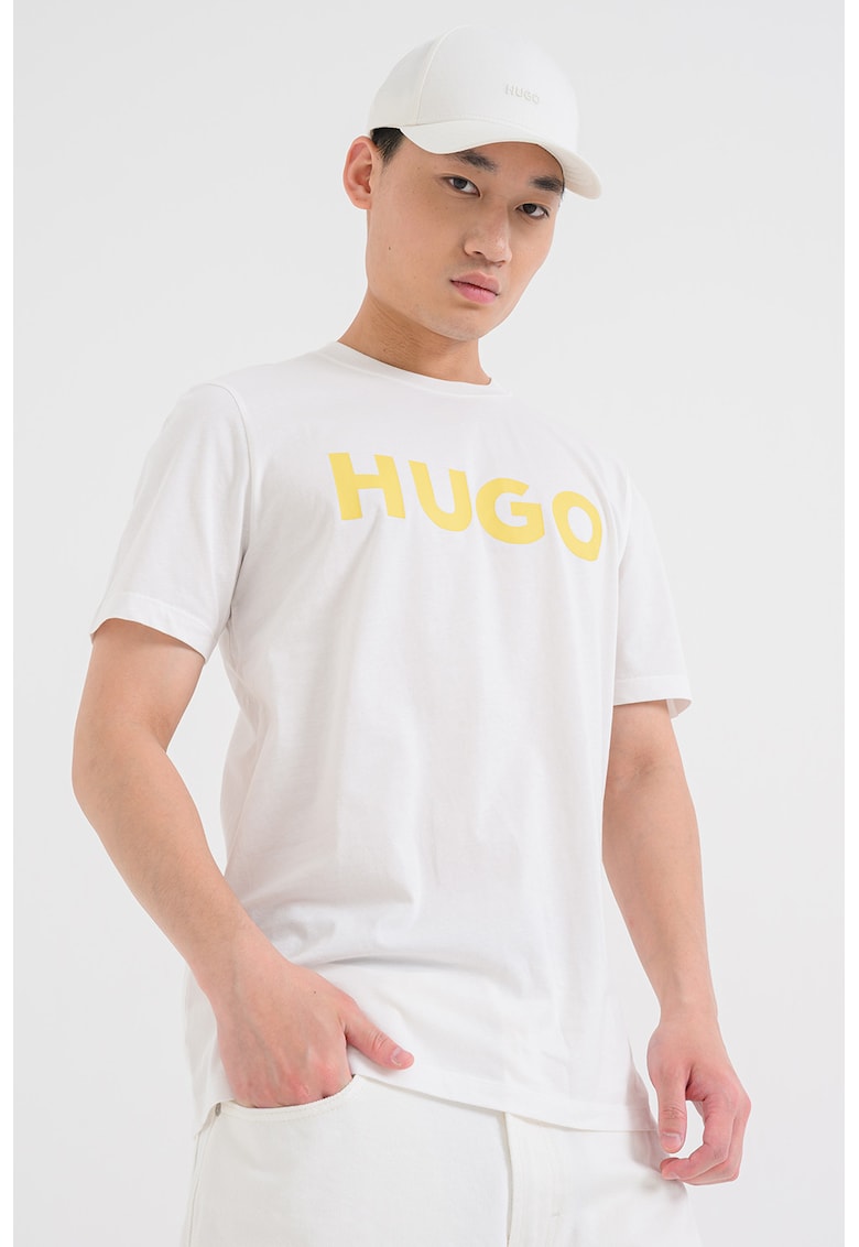 Tricou cu imprimeu logo - Alb