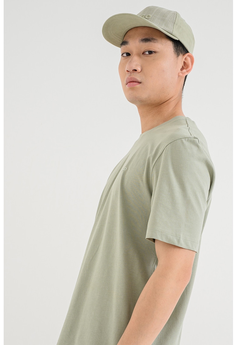 Tricou cu decolteu la baza gatului - Kaki