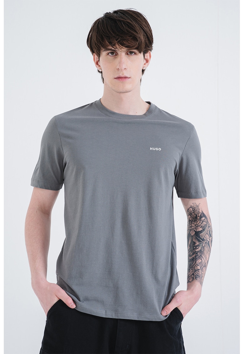 Tricou din bumbac Dero - Gri inchis