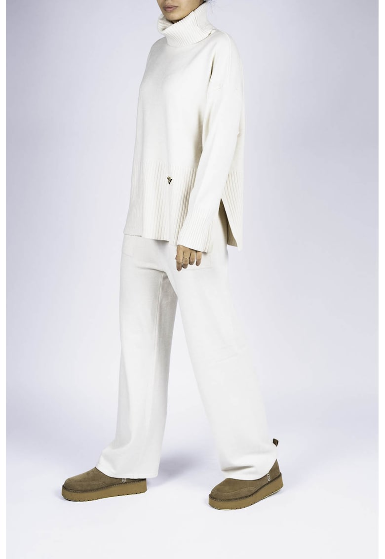 Compleu casual din modal - Alb